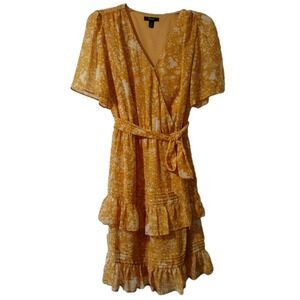 Simply Vera‎ Vera Wang Dress Women's Small Flutter Sleeve Fairy Core Whimsical